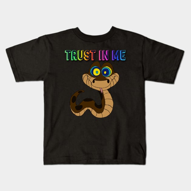 Baby Kaa 'TRUST IN ME' Kids T-Shirt by FFSteF09